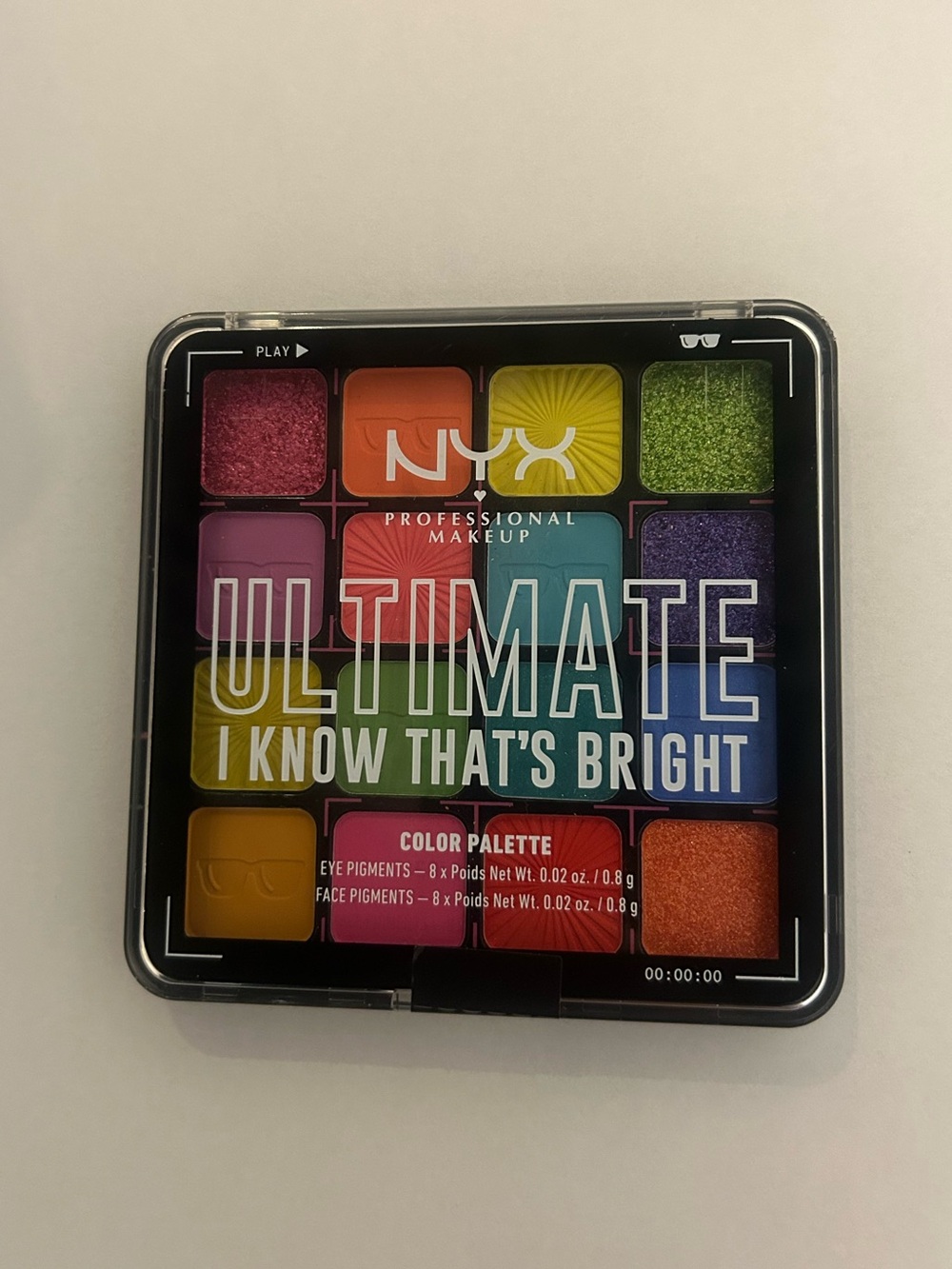 NYX Ultimate I Know That's Bright Eyeshadow Palette